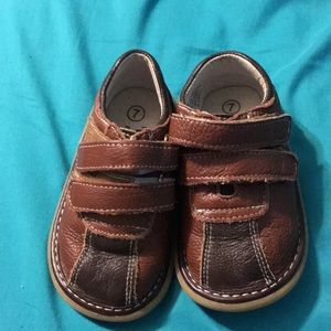 Wee Squeak Size 7 Two Tone Brown Shoe